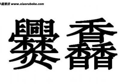 馫龘飝鱻灥麤靐飍朤淼馫譶龘怎么讀，生僻字大全