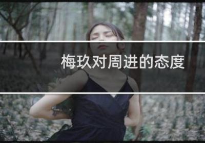 梅玖對周進的態度