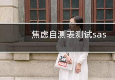 焦慮自測(cè)表測(cè)試sas