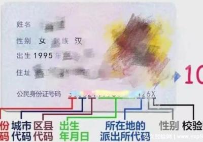 身份證號(hào)碼的數(shù)字代表什么意義，每個(gè)數(shù)字都有不同的含義