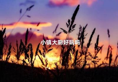 小鎮(zhèn)大廚好玩嗎 小鎮(zhèn)大廚為何更新了玩不了了